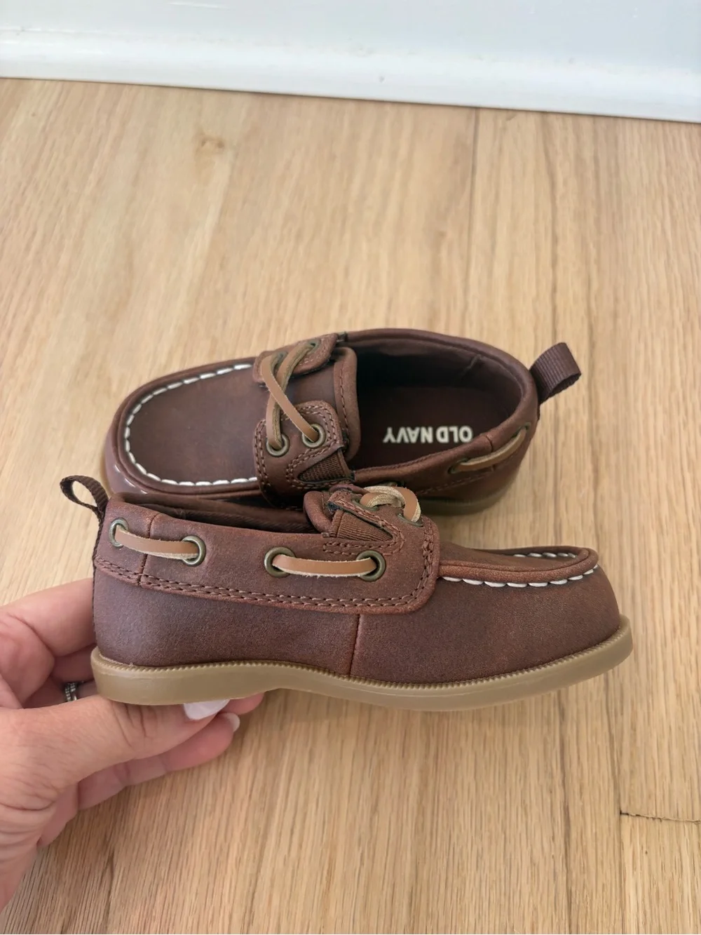 NWOT Old Navy Toddler Faux-Suede Boat Shoes